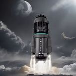 پنکه فضایی مدل RK-1 | سفر به دنیای تکنولوژی و خنکی! ✨🌬️🚀