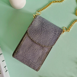 کیف دوشی چرم طبیعی زنانه