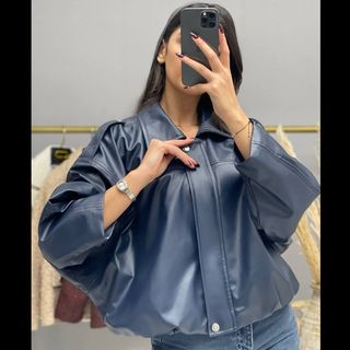 کاپشن چرم