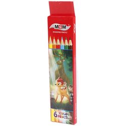 مدادرنگی 6 رنگ مقوایی درجه یک MGM