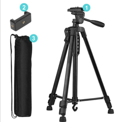 سه پایه نگهدارنده موبایل و دوربین حرفه ای مدل Enujoy TRIPOD-3366