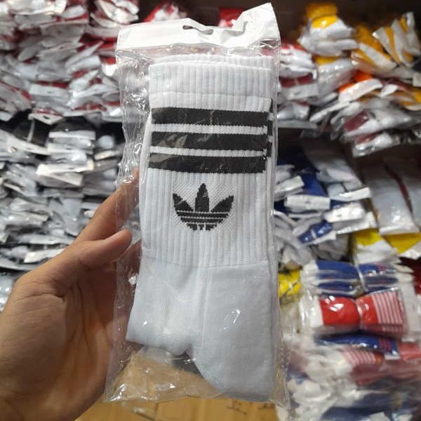 جوراب ساده کف حوله ای