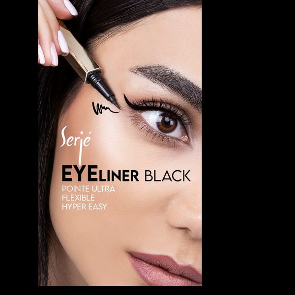 خط چشم ماژیکی مشکی سرژه