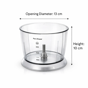 ظرف غذاساز بلندر 5503 پارس خزر