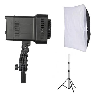 ویدیو لایت LED برند AK مدل AK JSL2001 Video Light LED همراه سافت باکس و پایه