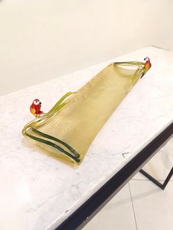 رولت خوری نخل طوطی برنجی | مدل 2