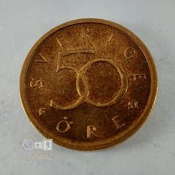 سکه 50 اوره  -تاریخ 2001- کیفیت EF45 - کشور سوئد