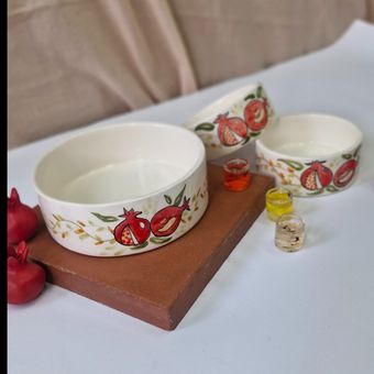 ست پذیرایی پاییزی با طرح انار