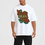تیشرت طرح ایران زمین - تلفیق هنر سنتی و هویت ایرانی