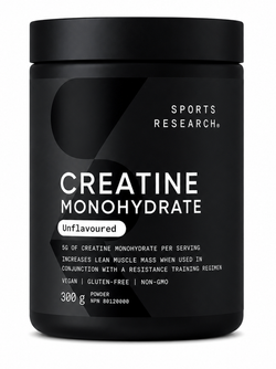 کراتین مونوهیدرات اسپورتس ریسرچ (Sports Research Creatine Monohydrate) – 300 گرم