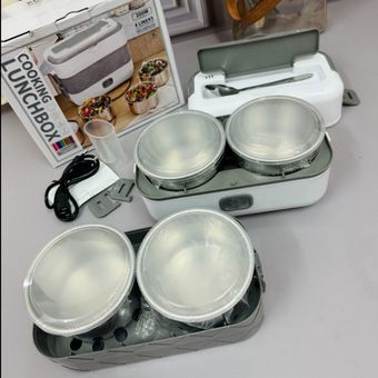 ظرف غذای برقی دو طبقه