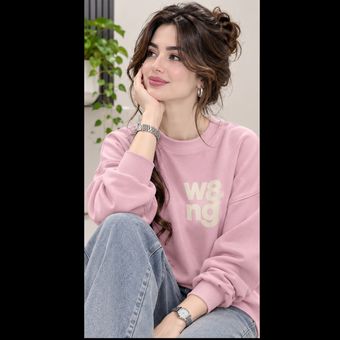 بلوز دورس زنانه لش صورتی طرح W8 NG