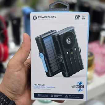 ☀️ پاوربانک سولار 20000 پاورلوژی (Powerolog)