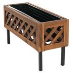 Flower box فلاور باکس چوب طبیعی(ضد آب) مدل فلاور3