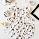 تاپ و شورتک کبریتی طرح لبوبو فری سایز تا 44