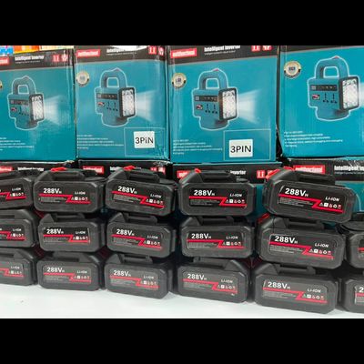 اینورتر هوشمند شارژی دسته دار و کتابی دوباطری 288 ولت