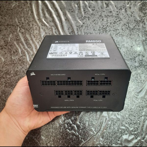 پاور 650 وات Corsair مدل RM650 80Plus Gold