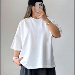 تیشرت باکسی ساده زنانه و مردانه اسپرت اورجینال