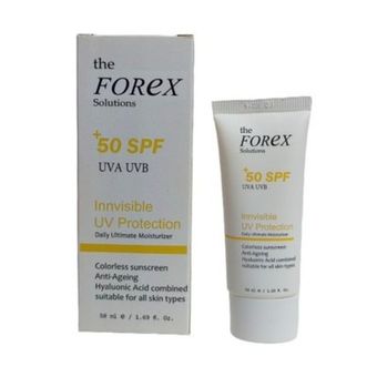 ضد آفتاب بی رنگ Forex فورکس Spf50+