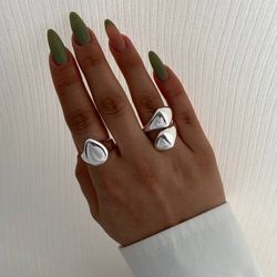 انگشتر مار و قطره مینیمال