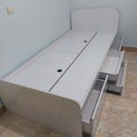 تخت خواب تک نفره مدل باکس دار شاهد سایز 90×200 سانتی متر