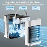 کولر آبی رومیزی مدل MX003 با تایمر و چراغ خواب