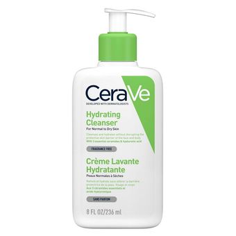 ژل شوینده و آبرسان هیدراتینگ سراوی پوست نرمال تا خشک (CeraVe Hydrating Cleanser for Normal to Dry Skin)