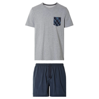 ست تی شرت و شلوارک مردانه برند لیورجی مدل 7453