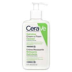 شوینده آبرسان کرم به فوم سراوی پوست نرمال تا خشک (CeraVe Hydrating Cream To Foam Cleanser)
