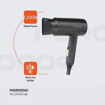 سشوار مسافرتی no frizz hair dryer digital 1200w