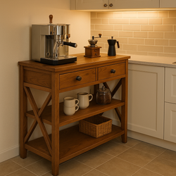 کافی بار چوبی