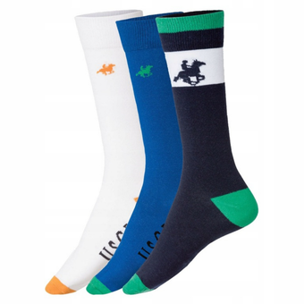 جوراب ساق بلند 3 جفتی مردانه برند لیورجی مدل 2973