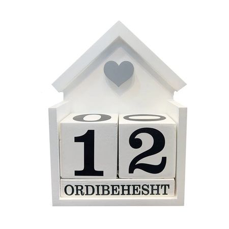 تقویم رو میزی مدل کلبه