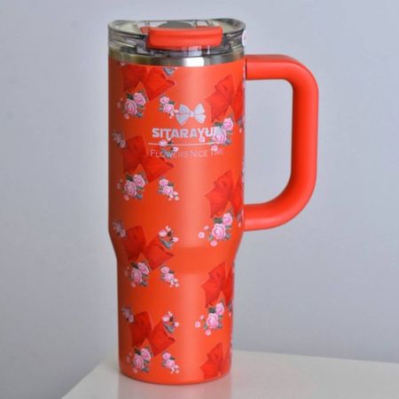 تراول ماگ سیتاریوری مدل گل دار حجم 900 میل