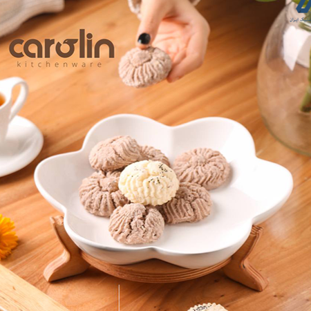 شیرینی خوری مدل لاله پایه دار