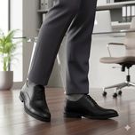 کفش چرم مردانه چرم مجلس مدل کوروش