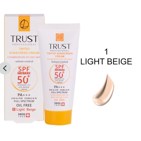 کرم ضد آفتاب رنگی و کنترل چربی بژ روشن (پوست مختلط تا چرب) (2024)