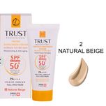 کرم ضد آفتاب رنگی و ضد پیری بژ طبیعی (پوست خشک تا نرمال) (2024)