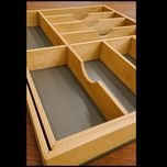 Organizer Sliding | ارگانایزر ریگلاژی چوبی نظمدهنده آشپزخانه