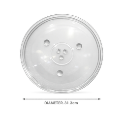 سینی ماکروویو قطر 31.3  سانتیمتر