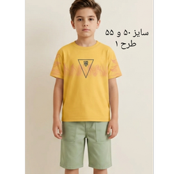 تیشرت شلوارک پسرانه شلوارک کتان