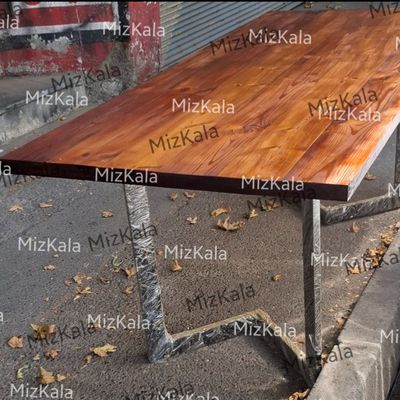 میز ناهارخوری چوب طبیعی میزکالا مدل M21