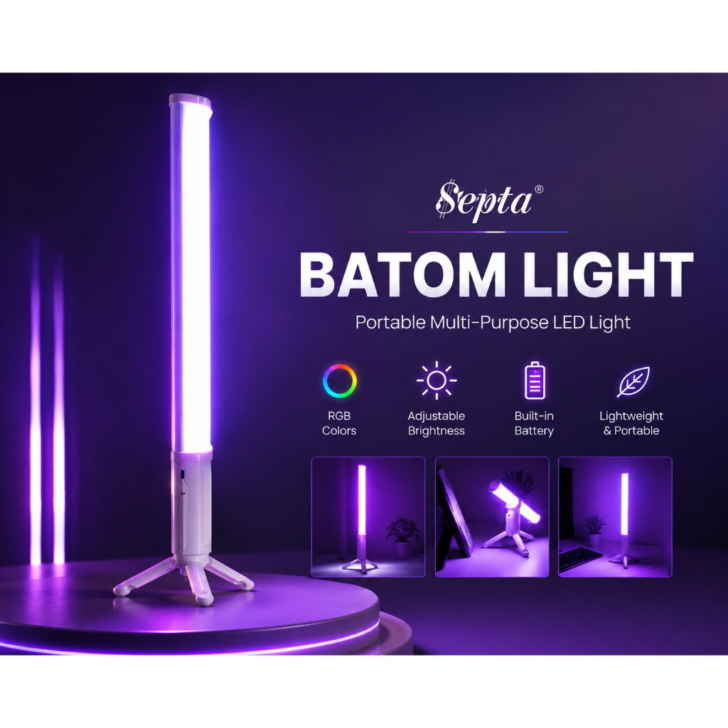 باتوم لایت RGB مدل D50 RGB Stick Light توان 10 وات