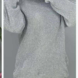 بافت یقه اسکی درشت بافت