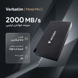 اس اس دی اکسترنال ورباتیم مدل Metal Mini ظرفیت 512 گیگابایت