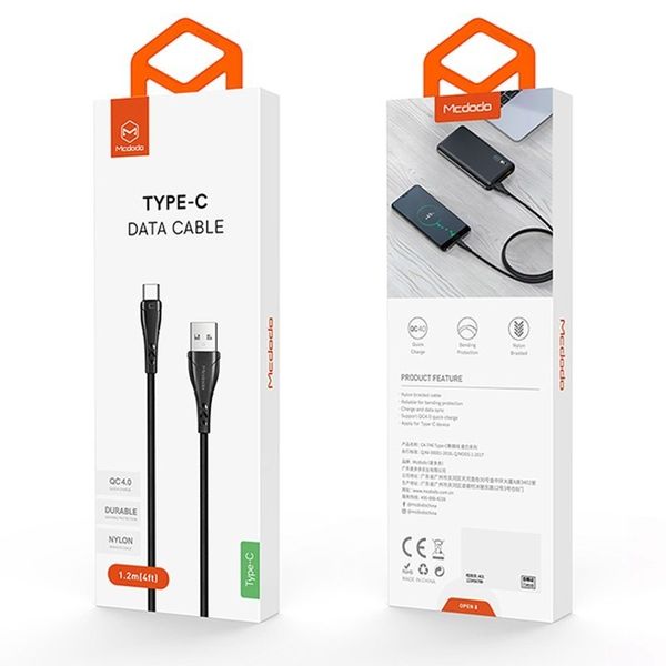 کابل شارژ USB-A به تایپ سی مک دودو مدل CA-7461 طول 1.2 متر