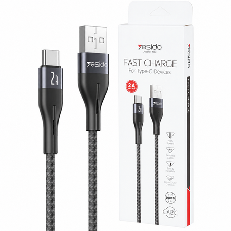 کابل شارژ USB-A به تایپ سی یسیدو مدل CA121C طول 1 متر