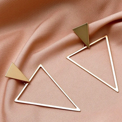 گوشواره مثلثی بزرگ کد B0027