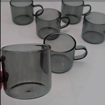 شات پیرکس اسپرسو رنگ دودی 6 عددی