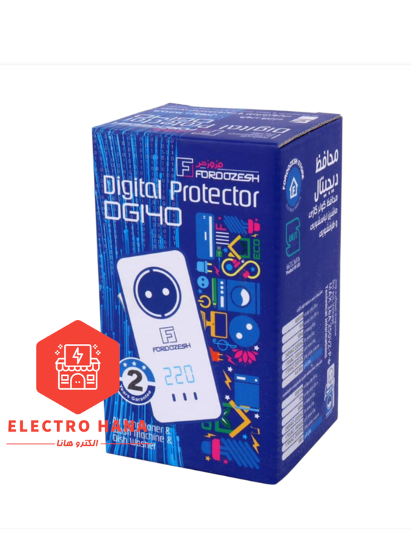 محافظ برق کولر گازی ارت دار فروزش DG140